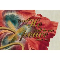 24pk -Itty Bitty Card And He Will Be Our Peace - (Pack of 24) 24pk -Itty Bitty Card And He Will Be Our Peace - (Pack of 24)