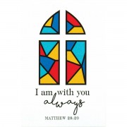 24pk -Itty Bitty Card I Am With You Always - (Pack of 24) 24pk -Itty Bitty Card I Am With You Always - (Pack of 24)