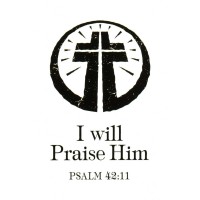 24pk -Itty Bitty Card Cross I Will Praise Him - (Pack of 24) 24pk -Itty Bitty Card Cross I Will Praise Him - (Pack of 24)