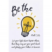 24pk -Itty Bitty Card Cross Be The Light - (Pack of 24)