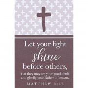 24pk -Itty Bitty Card Let Your Light Shine - (Pack of 24)