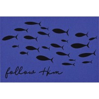 24pk -Itty Bitty Card Fish Follow Him - (Pack of 24)