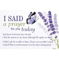 24pk -Itty Bitty Card Lavender I Said A Prayer - (Pack of 24) 24pk -Itty Bitty Card Lavender I Said A Prayer - (Pack of 24)