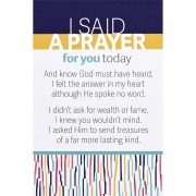 24pk -Itty Bitty Card I Said A Prayer For You - (Pack of 24) 24pk -Itty Bitty Card I Said A Prayer For You - (Pack of 24)