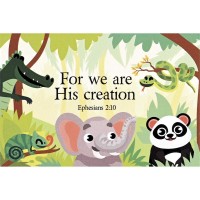 24pk -Itty Bitty Card For We Are His Creation - (Pack of 24) 24pk -Itty Bitty Card For We Are His Creation - (Pack of 24)
