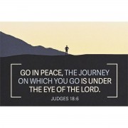 24pk -Itty Bitty Card Go In Peace Judges 18:6 - (Pack of 24) 24pk -Itty Bitty Card Go In Peace Judges 18:6 - (Pack of 24)