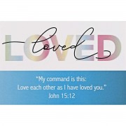 24pk -Itty Bitty Card Loved Love Each Other - (Pack of 24)