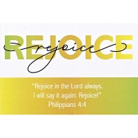 24pk -Itty Bitty Card Rejoice In The Lord - (Pack of 24)