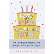 24pk -Itty Bitty Card Happy Birthday God Bless - (Pack of 24) 24pk -Itty Bitty Card Happy Birthday God Bless - (Pack of 24)