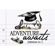 24pk -Itty Bitty Card Grad Adventure Awaits - (Pack of 24) 24pk -Itty Bitty Card Grad Adventure Awaits - (Pack of 24)