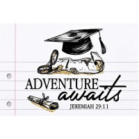 24pk -Itty Bitty Card Grad Adventure Awaits - (Pack of 24)