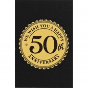 24pk -Itty Bitty Card Happy Anniversary 50th - (Pack of 24) 24pk -Itty Bitty Card Happy Anniversary 50th - (Pack of 24)