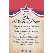 24pk -Itty Bitty Card Patriotic Nations Prayer - (Pack of 24)