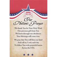 24pk -Itty Bitty Card Patriotic Nations Prayer - (Pack of 24)