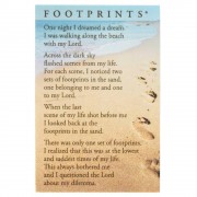 24pk -Bookmark Itty Bitty Blessings FOOTPRINTS - (Pack of 24) 24pk -Bookmark Itty Bitty Blessings FOOTPRINTS - (Pack of 24)