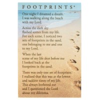 24pk -Bookmark Itty Bitty Blessings FOOTPRINTS - (Pack of 24)
