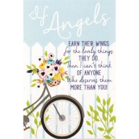 24pk -Bookmark Itty Bitty Blessings IF ANGEL EARN THEIR WINGS 2X3 - (Pack of 24)