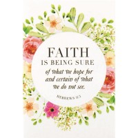 24pk -Bookmark Itty Bitty Blessings FAITH IS BEING SURE 2X3 - (Pack of 24)