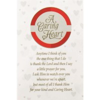24pk -Bookmark Itty Bitty Blessings A CARING HEART 2X3 - (Pack of 24)