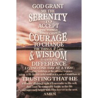 24pk -Serenity Prayer Blessings Card Pack - (Pack of 24)
