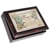 MUSIC BOX ITALIAN GOOD FRIENDS SILVER MUSIC BOX ITALIAN GOOD FRIENDS SILVER