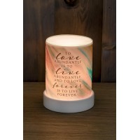 To Love Abundantly Lighted Scent Warmer