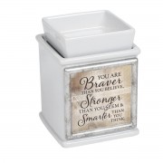 Interchangeable Warmer Braver Stronger