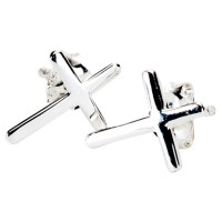 6pk -EAR CROSS BAPT SIL PLT/SS POSTS .5X.375 - Pack of 6 6pk -EAR CROSS BAPT SIL PLT/SS POSTS .5X.375 - Pack of 6