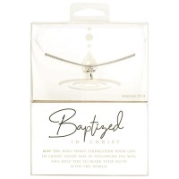 Necklace Baptized Cross 18in Chain Necklace Baptized Cross 18in Chain