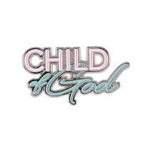 6pk -Lapel Pin Child Of God Floral Girl - Pack of 6