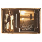 2pk -Jesus Figurine with Footprints Gift Set - (Pack of 2) 2pk -Jesus Figurine with Footprints Gift Set - (Pack of 2)
