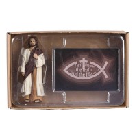 2pk -Jesus Figurine Card I Am The Way - (Pack of 2) 2pk -Jesus Figurine Card I Am The Way - (Pack of 2)