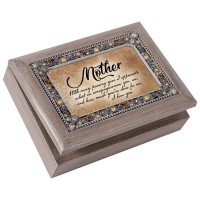 Mother I Love You Jeweled Musical Box