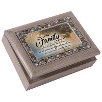 Family Jeweled Musical Keepsake Box