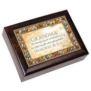 Grandma Jeweled Musical Keepsake Box