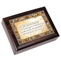 Grandma Jeweled Musical Keepsake Box