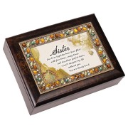 Sister Jeweled Musical Keepsake Box