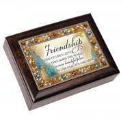 Friendship Jeweled Musical Keepsake Box
