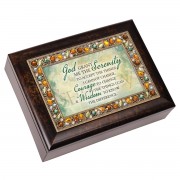 Serenity Prayer Jeweled Musical Box