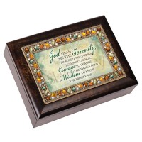 Serenity Prayer Jeweled Musical Box