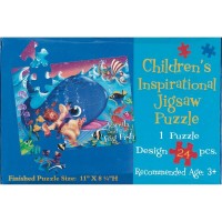 6pk -PUZZLE-11"X 8.25" JONAH & THE - Pack of 6