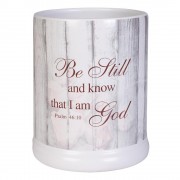 Be Still And Know Candle Jar Warmer Be Still And Know Candle Jar Warmer