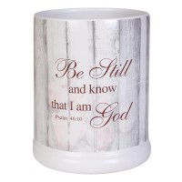 Be Still And Know Candle Jar Warmer