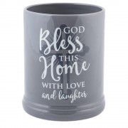 God Bless This Home Candle Jar Warmer