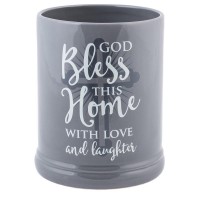 God Bless This Home Candle Jar Warmer