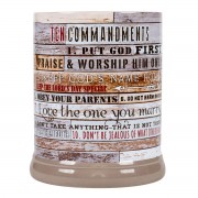 Ten Commandments Candle Jar Warmer Ten Commandments Candle Jar Warmer