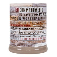 Ten Commandments Candle Jar Warmer