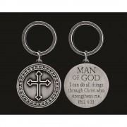 6pk -Man Of God Keyring - Pack of 6 6pk -Man Of God Keyring - Pack of 6