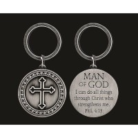 6pk -Man Of God Keyring - Pack of 6 6pk -Man Of God Keyring - Pack of 6