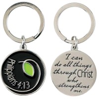 6pk -Philippians 4:13 Keyring - Pack of 6
